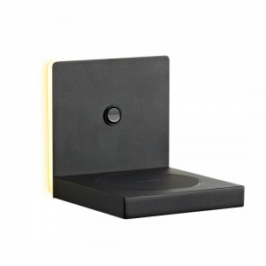 Aplica neagra, Aplica dormitor neagra, Aplica perete cu incarcator, Aplica perete, Aplica perete metal, Lampa de perete, Aplica dormitor, Iluminat interior, Aplica perete moderna, Aplica living, Aplica moderna dormitor, Aplica dormitor moderna, Aplica de 