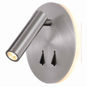 Aplica perete moderna nickel rotunda minimalista Cayman