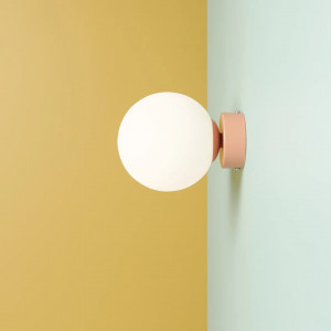 Aplica portocalie, Aplica perete, Aplica dormitor portocalie, Aplica perete lampa, Lampa de perete, Aplica dormitor, Iluminat interior, Aplica perete moderna, Aplica living, Aplica moderna dormitor, Aplica dormitor moderna, Aplica de perete living, Aplica
