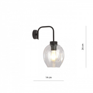Aplica neagra, Aplica perete, Aplica dormitor neagra, Aplica perete lampa, Lampa de perete, Aplica dormitor, Iluminat interior, Aplica perete moderna, Aplica living, Aplica moderna dormitor, Aplica dormitor moderna, Aplica de perete living, Aplica de pere