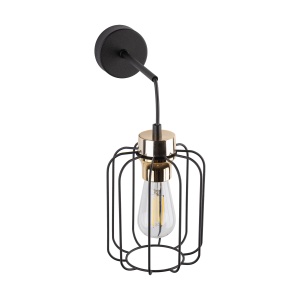 Aplica perete Negru Auriu 1xE27 GALAXY 4742TK - Img 3