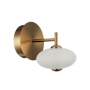 Aplica perete Nico Negru Auriu x LED - Img 1