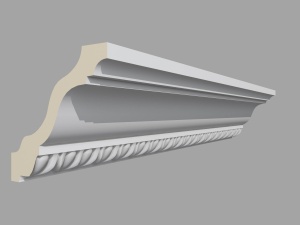Bagheta de colt / Cornisa de interior poliuretan BC35 dimensiuni 110x110x2000mm