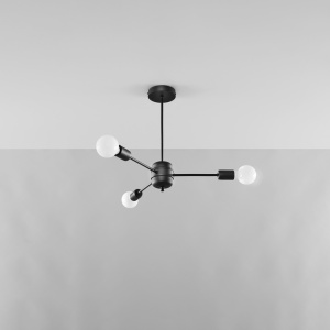 Candelabru LANGO 3 Negru - Img 2
