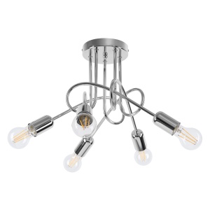 Candelabru LOOP 5 Chrome