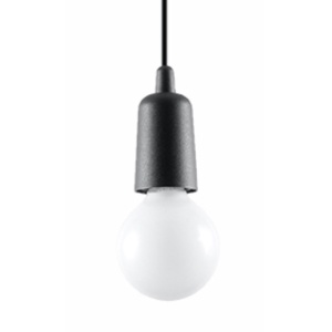 Lampă suspendată DIEGO 1 Negru - Img 1