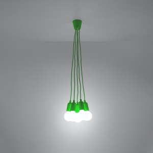 Lampă suspendată DIEGO 5 Verde - Img 3