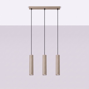 Lampă suspendată LAGOS 3L taupe - Img 2