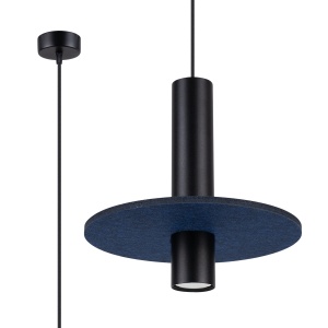 Lampă suspendată PELTA 1 negru/negru
