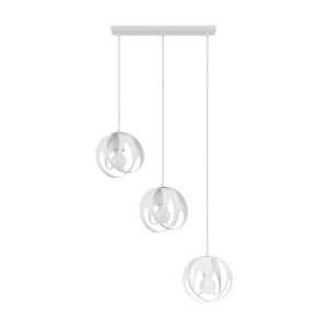Lampă suspendată TULOS 3L Alb