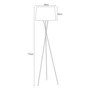 Lampadar K-4363 - REMI Alb - Img 2