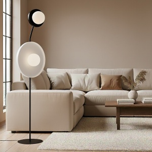 Lampadar KISS LP2 Negru Alb - Img 3