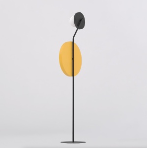 Lampadar KISS LP2 Negru Portocaliu