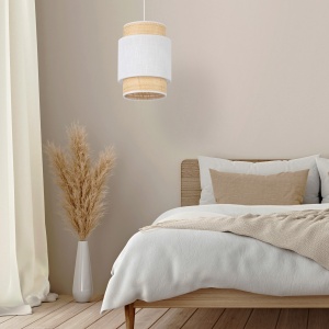 Lustra Alb 1xE27 BOHO 5652TK - Img 3