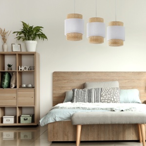 Lustra Alb 3xE27 BOHO 6531TK - Img 2
