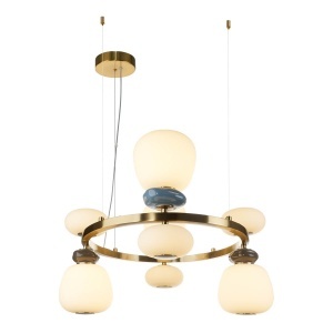Lustra Auriu LED becuri Evans
