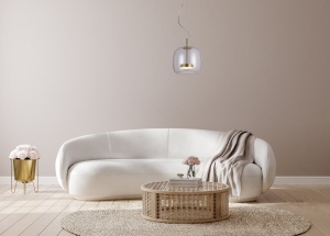 Lustra Caste Auriu 1 x LED - Img 2