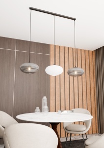 Lustra COCO 3 Negru MIX - Img 2