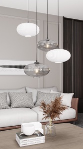 Lustra COCO 4 Negru PREM MIX - Img 3