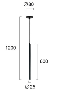 Lustra LED 3000K Duct 3082803 - Img 2