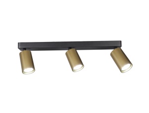 Lustra liniara 3L GU10 SAL Auriu 8488 - Img 1