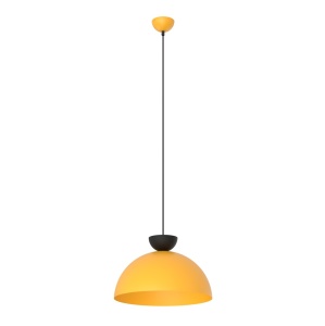 Lustra LUNARO 1L Negru Portocaliu