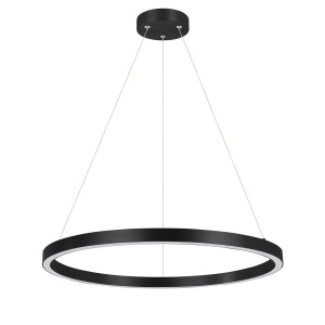 Lustra Midway Triangle Negru LED 3000K