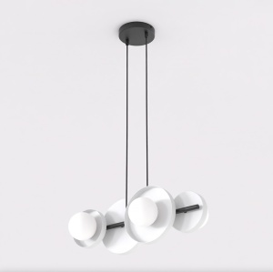 Lustra MODEL 4 Negru Alb - Img 2