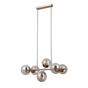 Lustra Molite Auriu 6 x E14