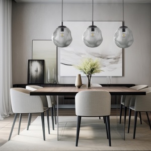 Lustra Negru 1xE27 SOL 4264TK - Img 2