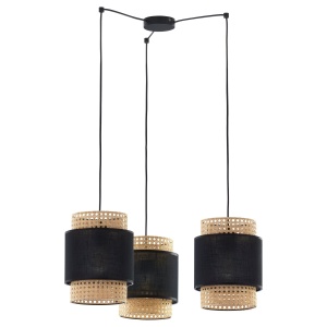 Lustra Negru 3xE27 BOHO 5659TK - Img 2