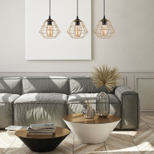 Lustra Negru 3xE27 DIAMOND 4642TK - Img 4