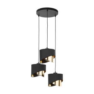 Lustra Negru 3xE27 GRANT 4876TK