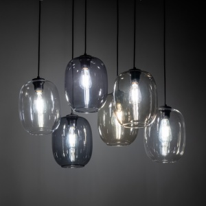 Lustra Negru 6xE27 ELIO 5974TK - Img 3