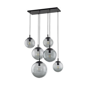 Lustra Negru 6xE27 ESME 5384TK - Img 1