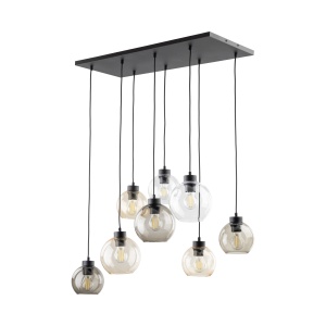 Lustra Negru 8xE27 CUBUS 2834TK - Img 1