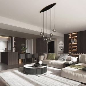 Lustra Negru 9xG9 ESTERA 6148TK - Img 2