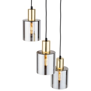 Lustra Negru Auriu 3xE27 SIERRA 6663TK - Img 3