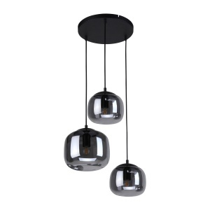 Lustra Negru E27 3 becuri Calto