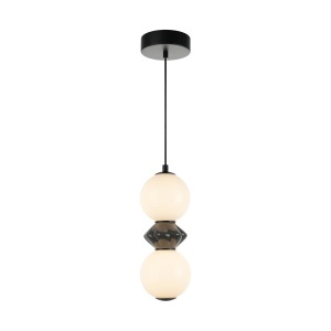 Lustra Negru LED becuri Balos