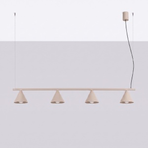 Lustră NOX 4L taupe - Img 2