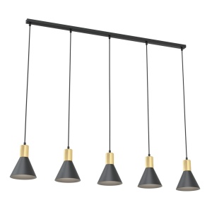 Lustra ROSA 5 Negru