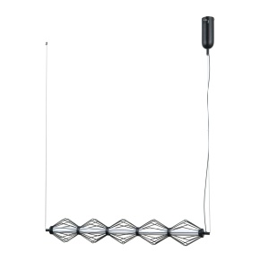 Lustra Sevil Negru chrom 5 x LED - Img 2