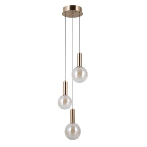 Lustra Strela Auriu 3 x LED - Img 1