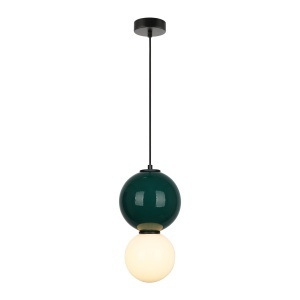 Lustra Verde - Alb LED becuri Pieve - Img 4