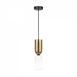 Pendul modern auriu din metal Maytoni Memory