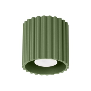 Plafonieră Aura 1 Verde măslin GU10