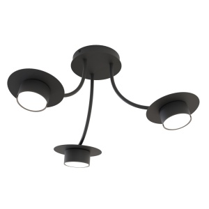 Plafoniera ENSO 3 Negru