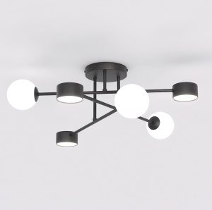 Plafoniera HOLON 6 Negru