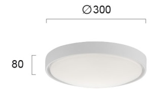 Plafoniera LED 3000K Yara 4199600 - Img 2